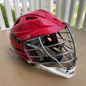 Cascade CPX-RC Lacrosse Helmet Red SSW Small Used
Good Condition